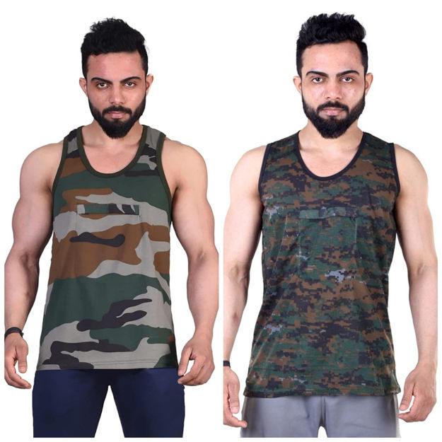 Nahar Print And Cobra Print Camouflage Sando