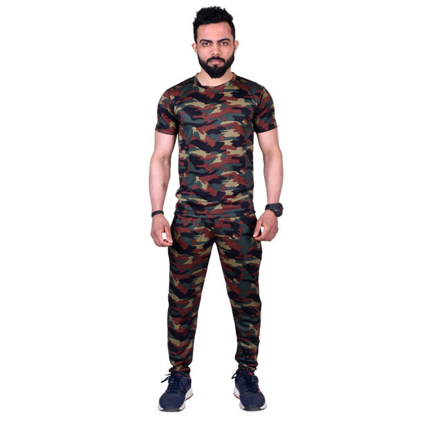 Army Print Combo Set For Men - front