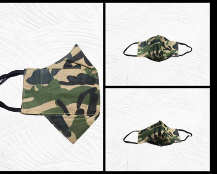 Picture of Cotton Army Mask Pack Of 3 Mask