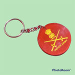 Picture of Indian Army Round Red Color Keychain