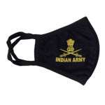 Picture of Indian Army Golden Logo Mask Pack Of Three