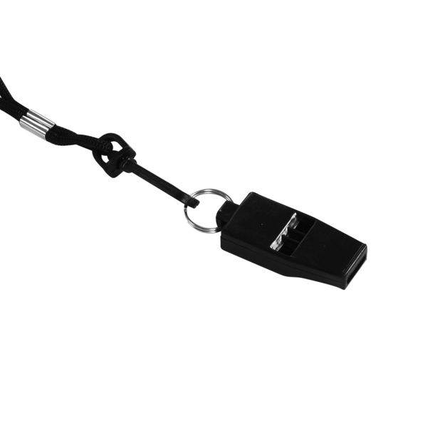 Picture of Black Whistle With String