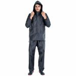 Picture of Duckback Black Color Raincoat For Men’s