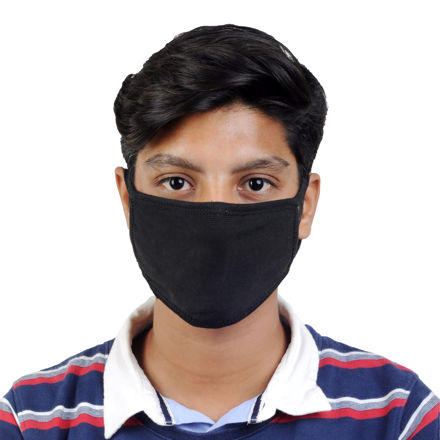 Picture of Mask Pure Cotton (Black Color)