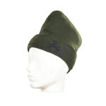 Green And Indian Army Print Winter Cap