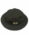 Reversible Hat Green With Indian Flag And Nahar Print