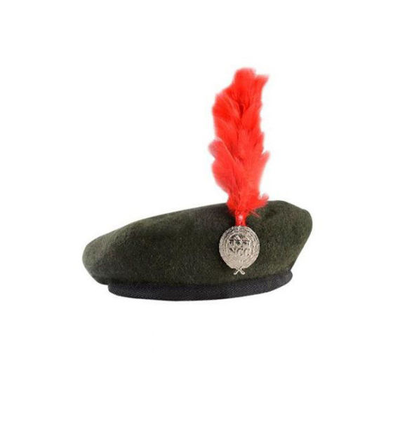 Set Of NCC Beret Cap, Hackle And Cap Badge