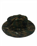 Reversible Hat Green With Indian Flag And Cobra Print