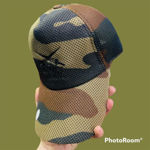 Indian Army Print Logo Cap With Net Material