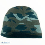 Winter Wool Camouflage Cap With Fur