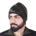 Camouflage Print Winter Wool Cap