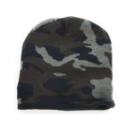 Camouflage Print Winter Wool Cap