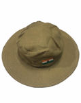 Khaki Color With Indian Flag Reversible Hat