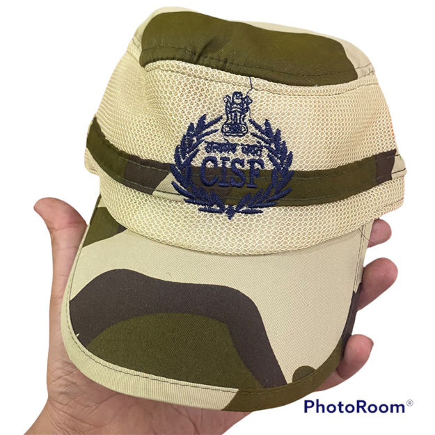 CISF Print And Side Flag Print Nato Cap