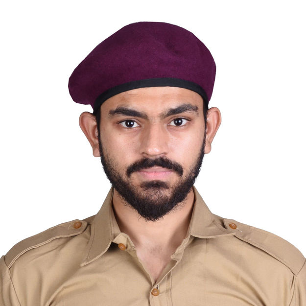 Beret Cap Maroon Color For NCC