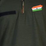 Army Yodha Textile Print T-Shirt And Grip Lower Set