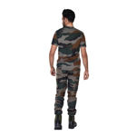 Nahar Print Cargo And T-shirt Set For Men - back