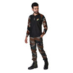 URI Nahar Print Trouser And T-shirt Set For Men - front