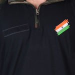 Army Yodha Print And Black Print Textile T-Shirt And Grip Lower Set