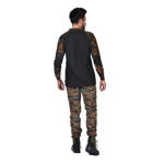 Military Cobra Print Dry Fit T-Shirt And Cobra Print Cargo Pant Set - back