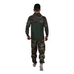 Green Camouflage Print Set For Men - back