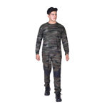 Army Yodha Print T-Shirt And Grip Lower Set - front