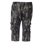 Camouflage Print Capri With T-shirt Set For Men