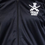 Indian Army Print And Black Shorts Set