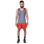 Indian Army Grey Sando And Short Set For Running - front