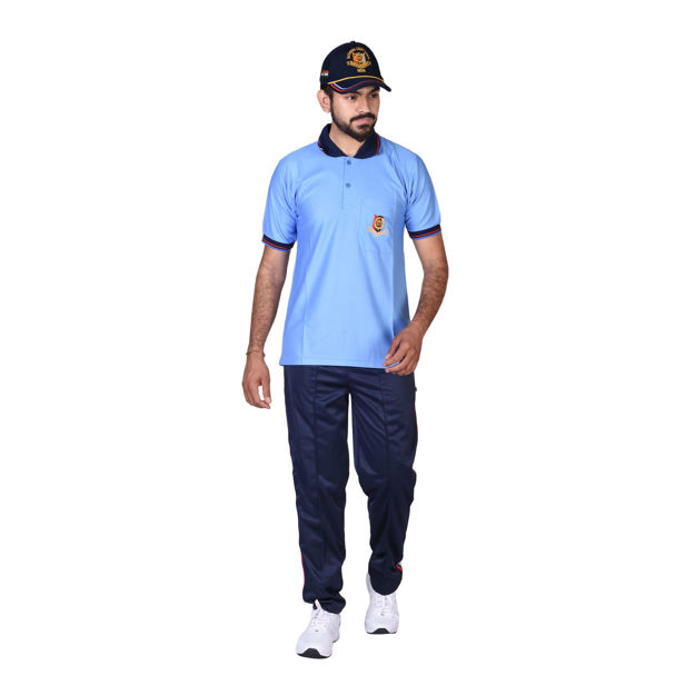 NCC Blue Track Suit With Cap For Men - front