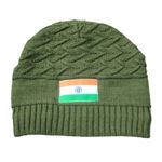 Winter Cap Indian Flag With Fur