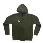 Winter Green And Black Color With Reversible Jacket