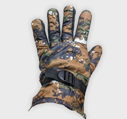 Picture of Men’s Hand Gloves Green Cobra Print