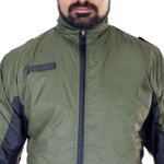 Bomber Men Green Solid Windcheater Jacket