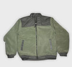 Green Print Camouflage Winter Jacket