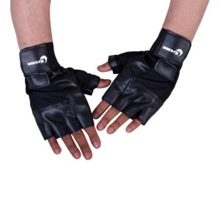 Picture of Gym Gloves With Grip (Black)