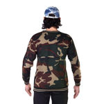 Camouflage Print Sweatshirt - back