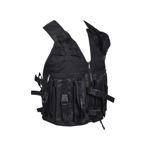 Picture of Black Color Tactical Jacket Bullet Proof With 6 Incas Magazine Pouches AK47