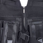 Picture of Black Color Tactical Jacket Bullet Proof With 6 Incas Magazine Pouches AK47