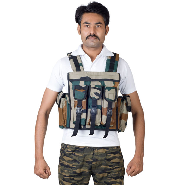 Picture of Nahar Print Bullet Proof Tactical Jacket With 5 Magazine