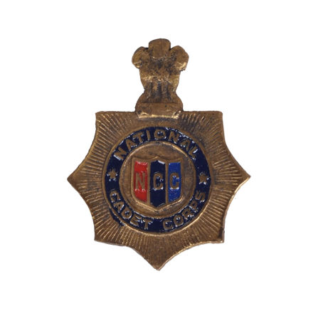 Brass Badge For Uniform Of Ncc