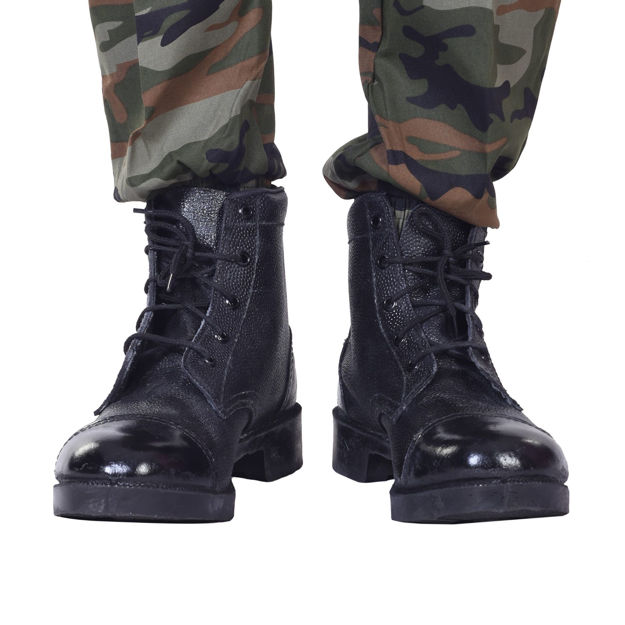 Army Safety Black Shoes