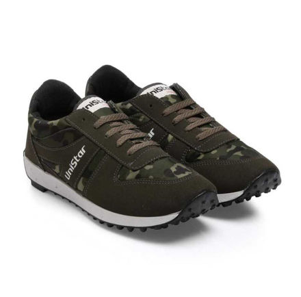 Men's Running Shoes Camo Print By Unistar