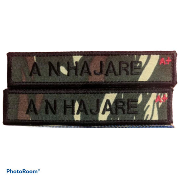 Picture of CRPF Background Black Font Nameplate