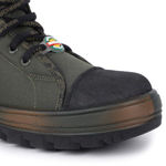 New Jungle King Boot For Men, Olive Green Men Canvas Boot By Liberty Warrior