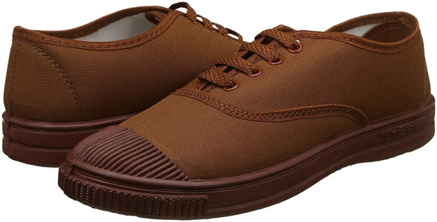 Brown Color Canvas shoes By Unistar