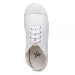 Men's White Canvas Shoes By Unistar