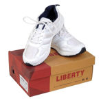 White Color White Strap Shoes Liberty