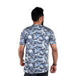 Camouflage Print Half Sleeve T-Shirt - back