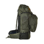 Para Commando Yellow Embroidery Olive Green Bagpack - side